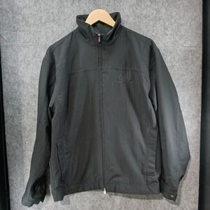 Coors Light Tiger Woods Collection‎ Jacket Mens Black Full Zip Golf Outerwear M